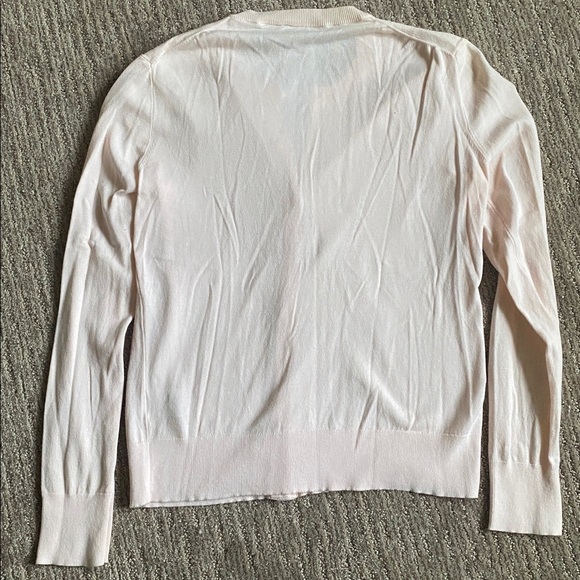 J. Crew Soft Pink Knit Cardigan/ Button Down Sweater - Picture 8 of 10